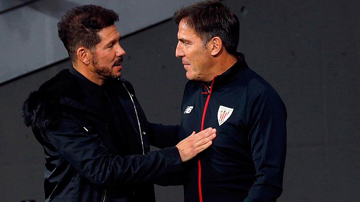 Telediario 1 - Simeone: "El Metropolitano apareció"; Berizzo se lamenta: "Demasiado castigo"