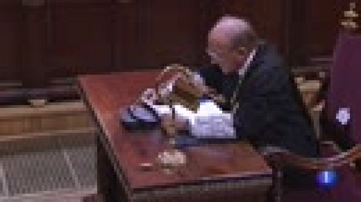 Telediario 1 - El Gobierno y el PP pactan que el conservador Manuel Marchena presida un CGPJ de mayoría progresista