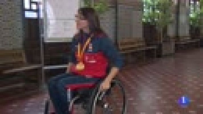 Isabel Fernández se cuelga el oro en la modalidad de kata en silla de ruedas