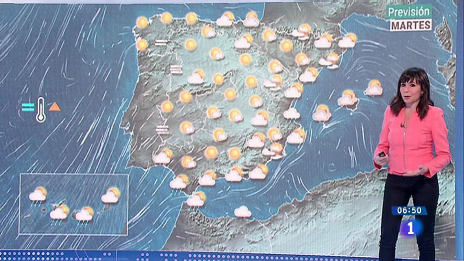 El tiempo: Tiempo estable en la Península y Baleares y probables lluvias en el noreste y en el Estrecho | RTVE Play