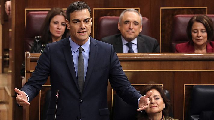 Informativo 24h - Sanchez, a Casado: "No sé qué prisa tiene usted en perder unas elecciones"