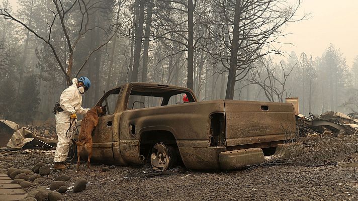 "El humo era muy denso, pensé que me iba a morir"