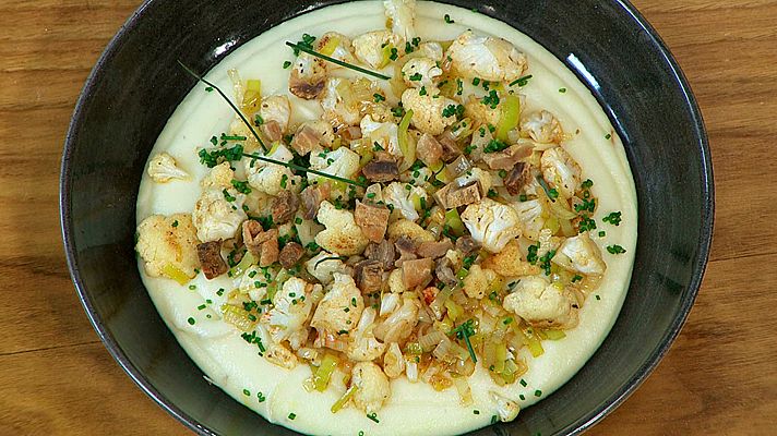 RTVE Cocina - Crema de coliflor a la bilbaína