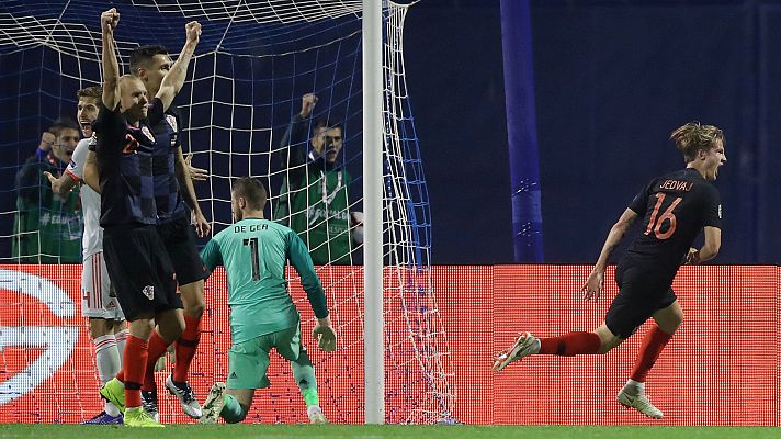 Liga de Naciones | Jedvaj vuelve a poner a Croacia por delante (2-1)