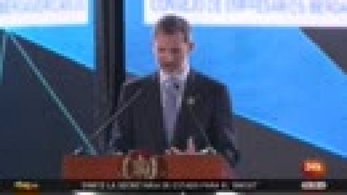 Informativo 24h - Felipe VI defiende la "globalización inclusiva" ante empresarios en el marco de la Cumbre Iberoamericana