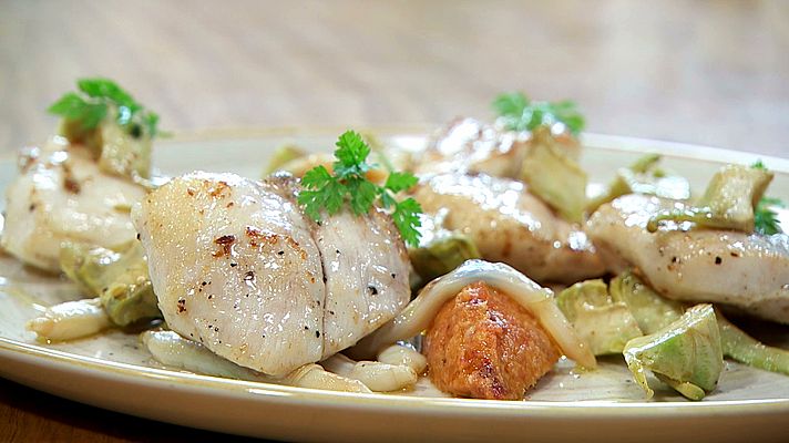 RTVE Cocina - Carrilleras de rape con romesco