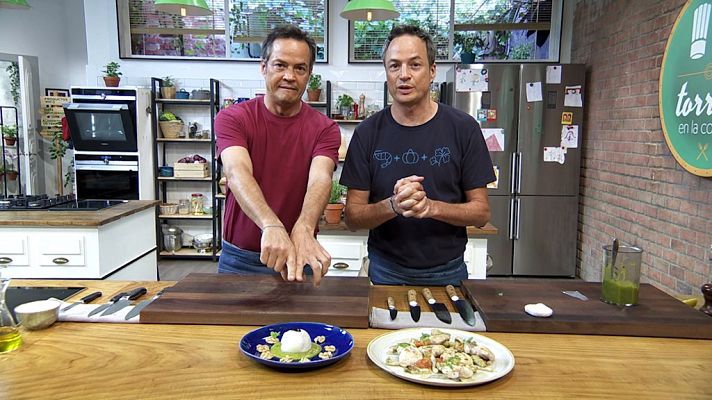 Torres en la cocina - Carrilleras de rape y falsa burrata