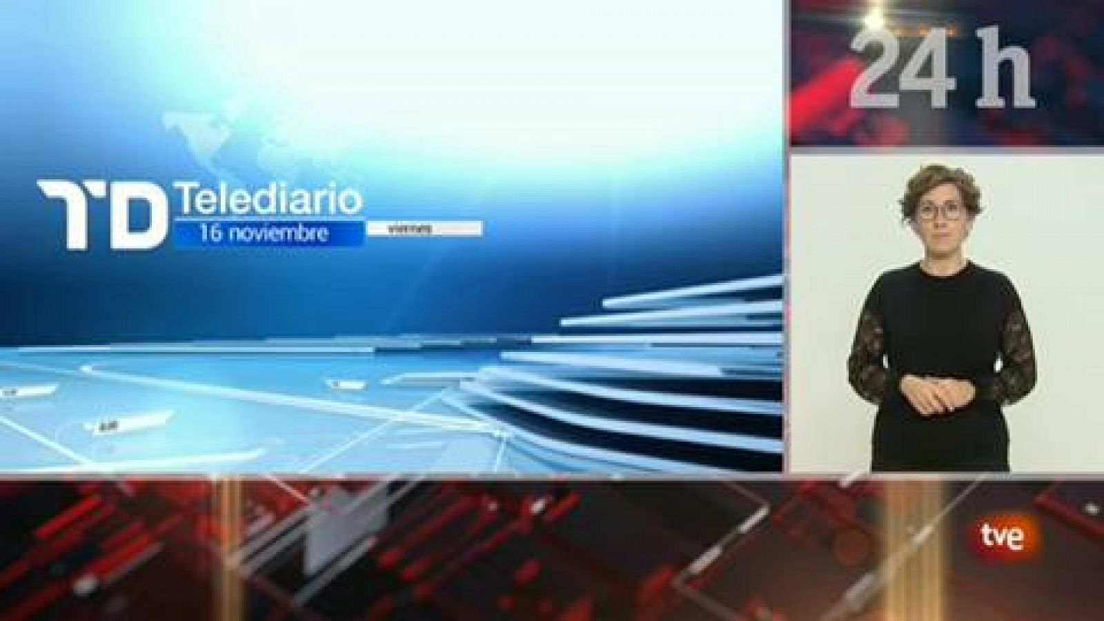 Telediario 1: Telediario - 15 horas - 16/11/18 - Lengua de signos | RTVE Play