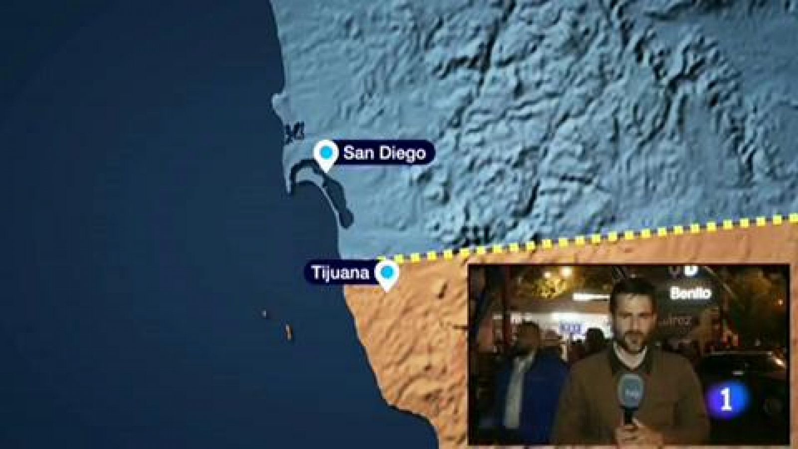 Telediario 1: Miles de migrantes esperan en Tijuana para pedir asilo  | RTVE Play