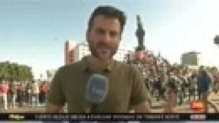 Informativo 24h - Manifestación en Tijuana contra la caravana de migrantes