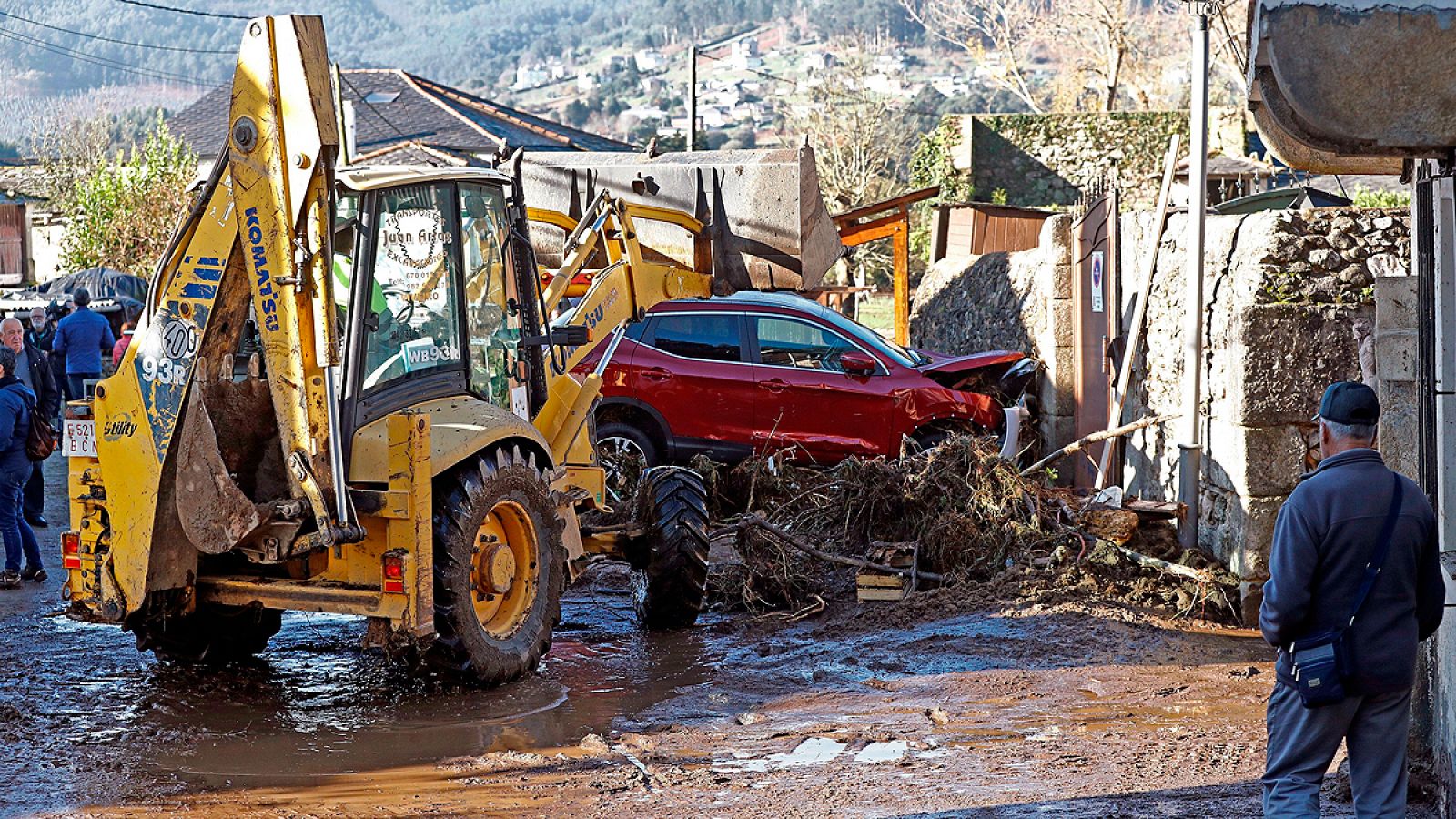 Muere una mujer de 83 años en Viveiro a causa del temporal