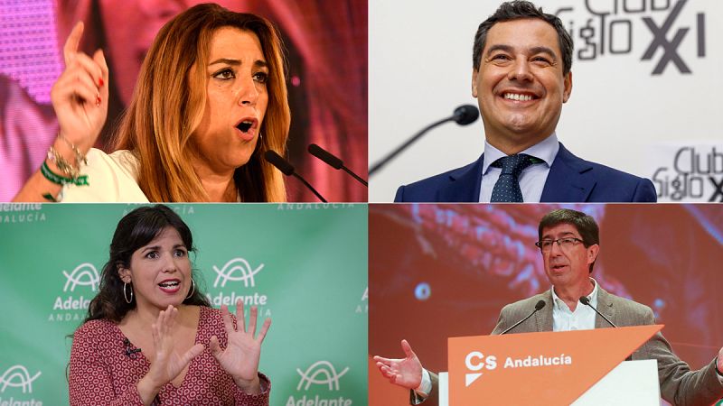 Elecciones andaluzas: los candidatos preparan el primer debate de campaña