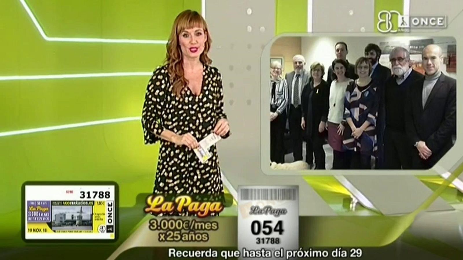 Sorteo ONCE - 19/11/18 - ver ahora