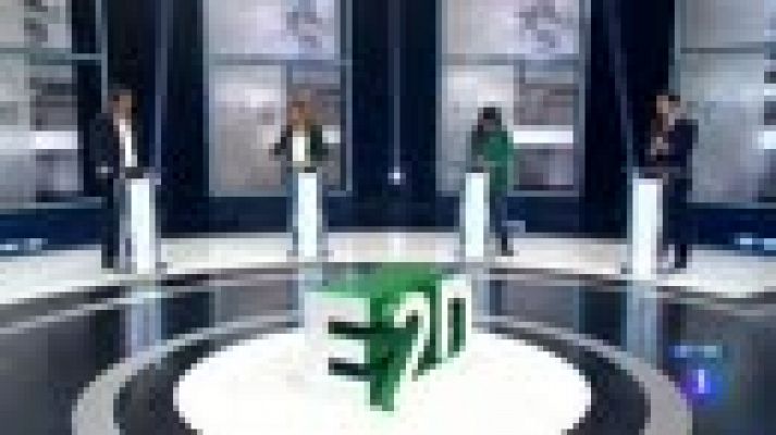 Telediario 1 - Elecciones andaluzas: La corrupción centra el primer debate