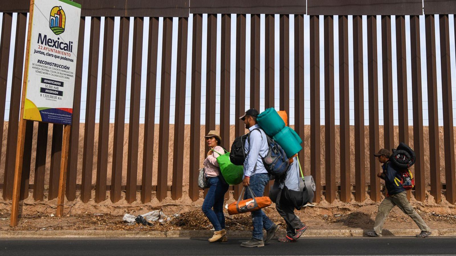 Un hondureño de la caravana de migrantes, sobre sus opciones: "De todas maneras te vas a morir"