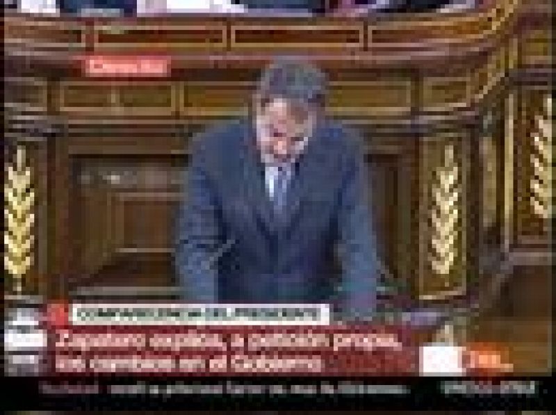 El presidente del Gobierno, José Luis Rodríguez Zapatero, ha comparecido en el Congreso para dar cuenta de la remodelación de su Gobierno y ha dicho que el G-20 exigía un cambio de ritmo contra la crisis y que también era necesario un nuevo esfuerzo 