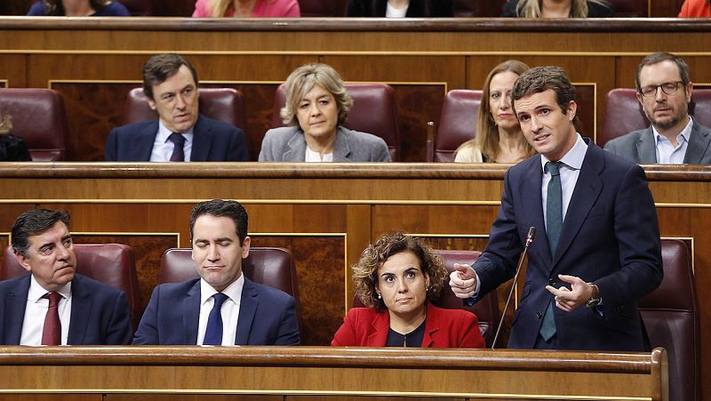 Casado acusa a Sánchez de hacer descarrilar el pacto para la renovación del CGPJ