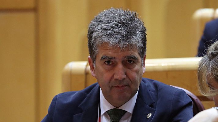 Telediario 1 - Cosidó guarda silencio sobre su Whatsapp en el Congreso :"no voy a decir nada más"