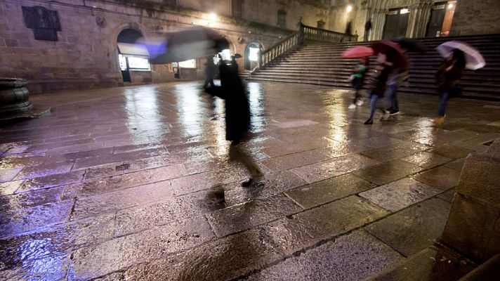 El tiempo - Lluvias probablemente fuertes en Canarias, Galicia y Estrecho