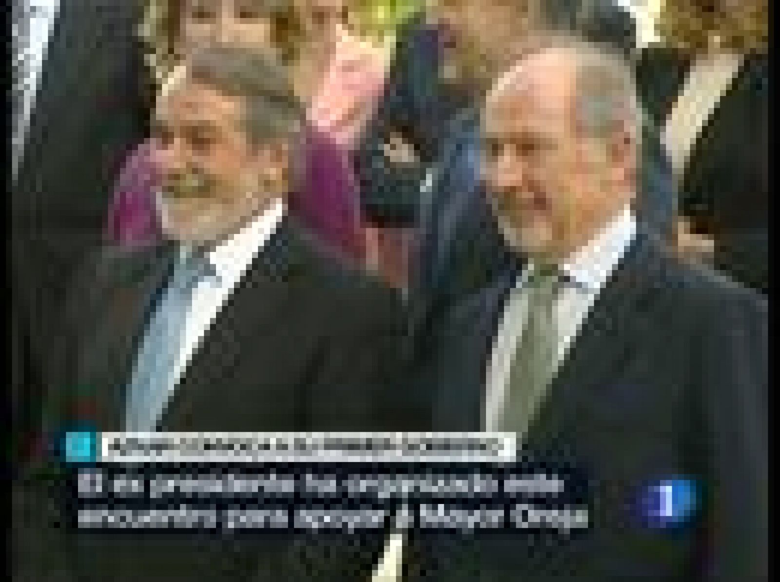 Aznar reúne a su ptimer Gobierno para apoyar a Mayor Oreja | Ver