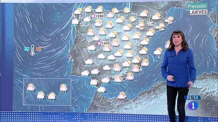 El tiempo - Hoy, lluvias probablemente fuertes en Canarias, Galicia y en el Estrecho