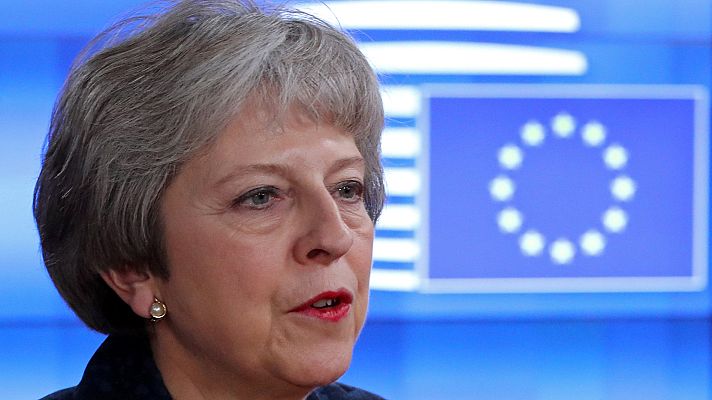 Telediario 1 - May: "Nuestra postura sobre la soberanía de Gibraltar no ha cambiado y no cambiará"