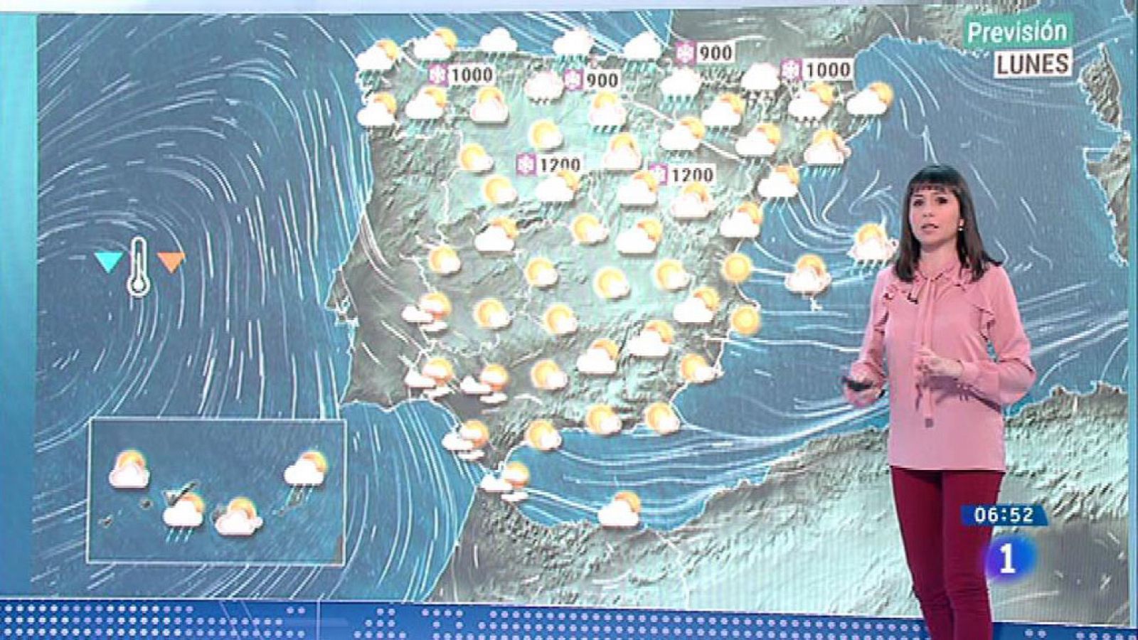 El Tiempo: Viento fuerte hoy en el norte, este y Baleares y caída de las temperaturas