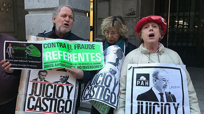 LAB RTVE - Los afectados por la salida a bolsa de Bankia denuncian secuelas físicas y psicológicas