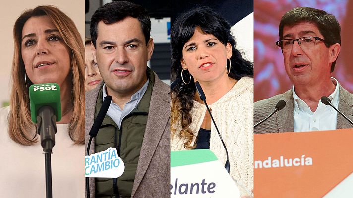 El debate definitivo entre los candidatos de las elecciones andaluzas, este lunes en TVE