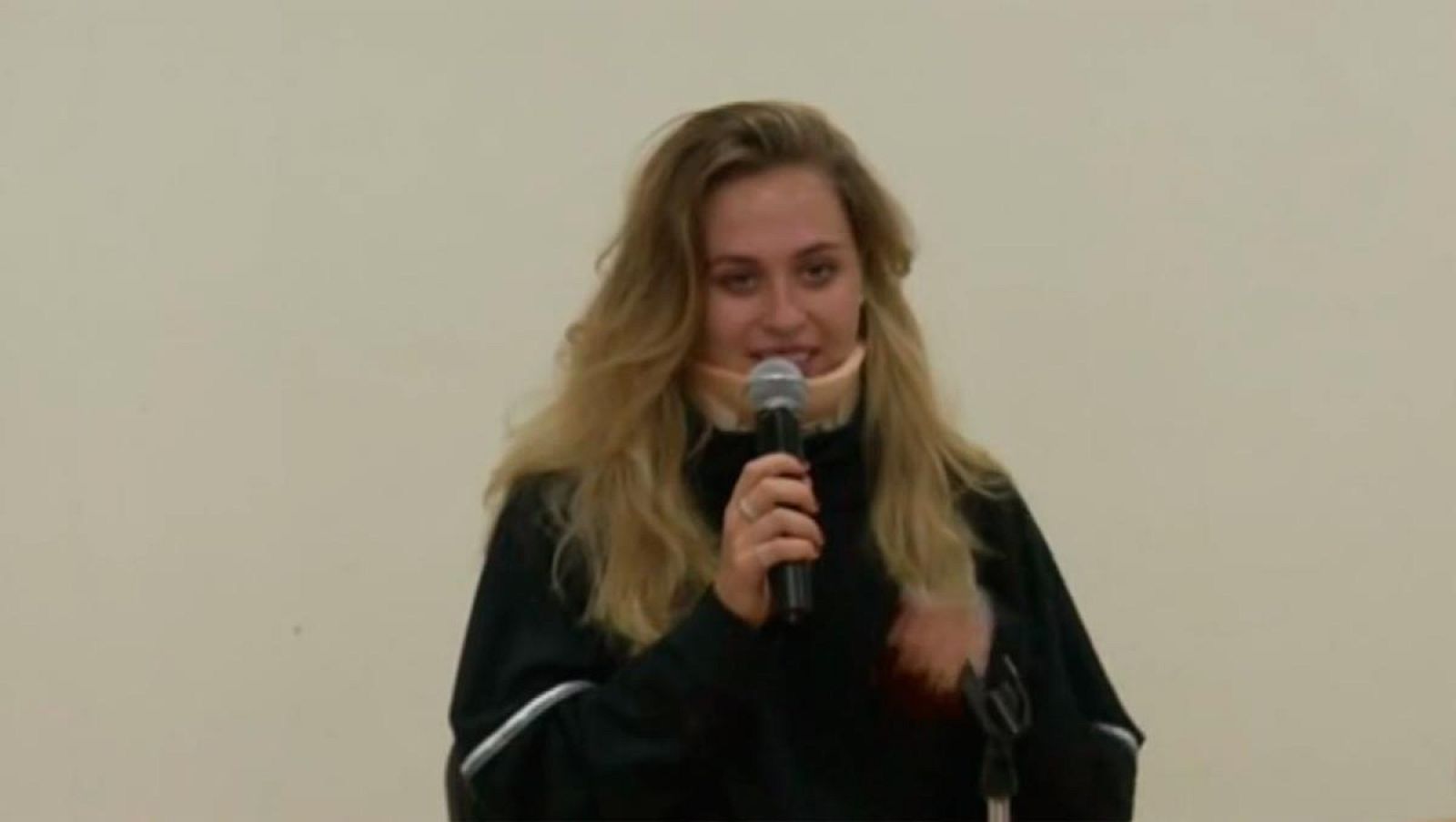 Sophia Flörsch sale del hospital tras el grave accidente de la pasada semana