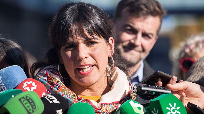 Telediario 1 - Teresa Rodríguez rechaza gobernar con el PSOE en Andalucía con o sin Susana Díaz