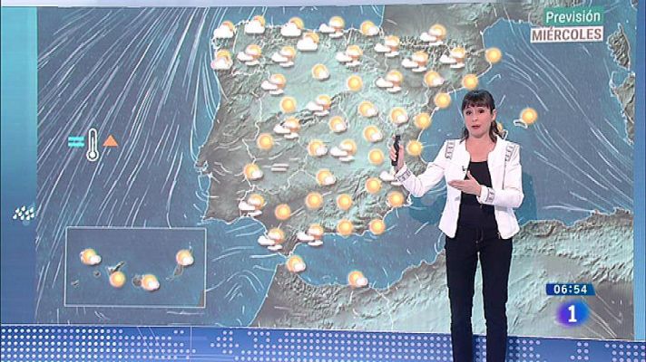 El tiempo - Hoy habrá rachas de vientos muy fuertes en el litoral gallego y el área cantábrica