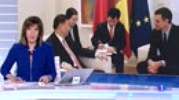 Telediario 1 - Xi Jinping y Pedro Sánchez firman una veintena de acuerdos comerciales, institucionales y culturales