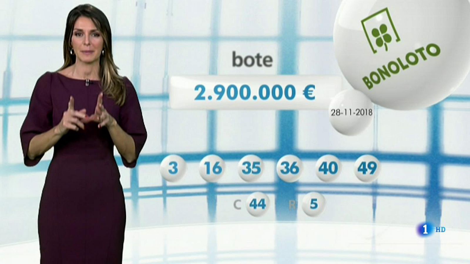 Loterías: Bonoloto - 28/11/18 | RTVE Play