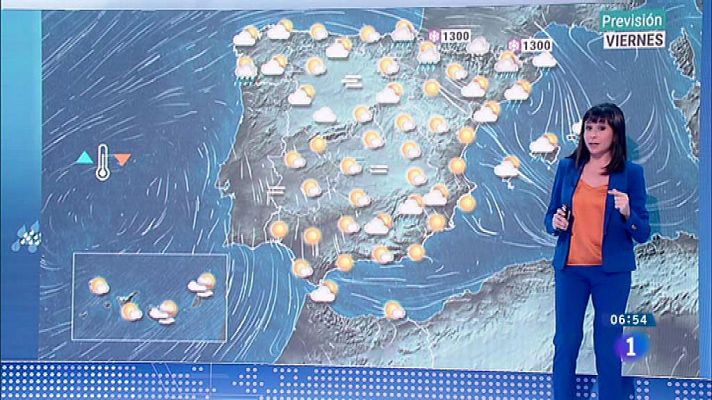 El tiempo - Hoy, rachas de viento fuertes en Bajo Ebro, Pirineo, Ampurdán y Menorca