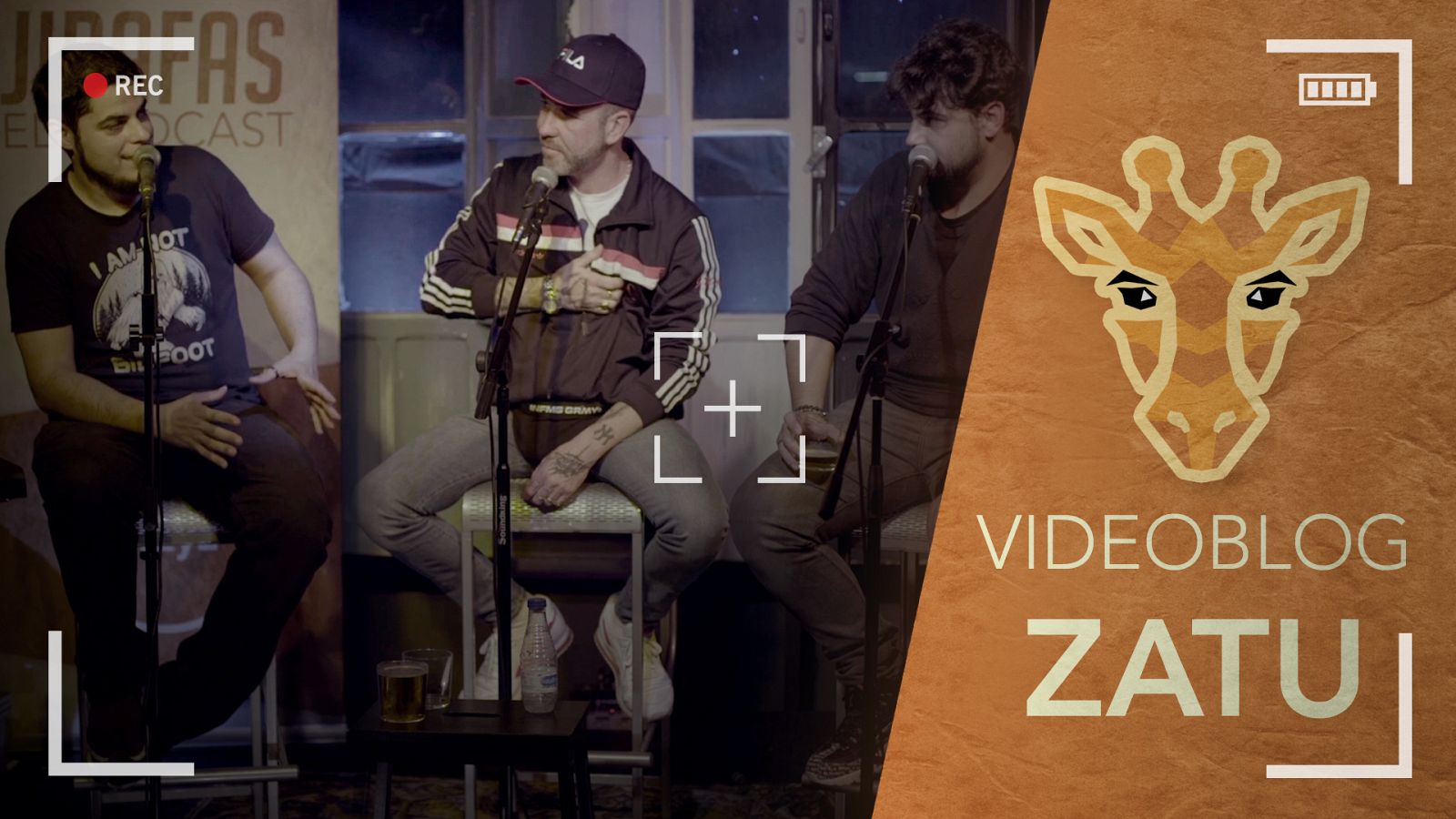 Jirafas - Mira ya el primer Jirafas con David Sainz, Juan Amodeo y Zatu