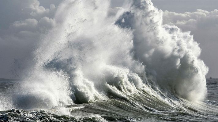 Viento fuerte en el litoral norte de Galicia