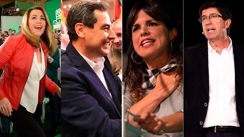 Andalucía cierra una campaña en clave nacional que los partidos plantean como un primera vuelta