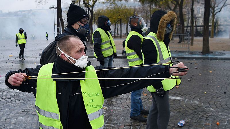 Nueva jornada de protesta de los 'chalecos amarillos' en Francia