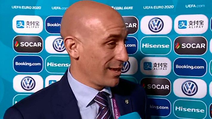Luis Rubiales: "Parece que el sorteo ha sido caprichoso con los países escandinavos"
