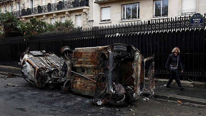 Reunión de urgencia en París por la actuación violenta de grupos de "chalecos amarillos"