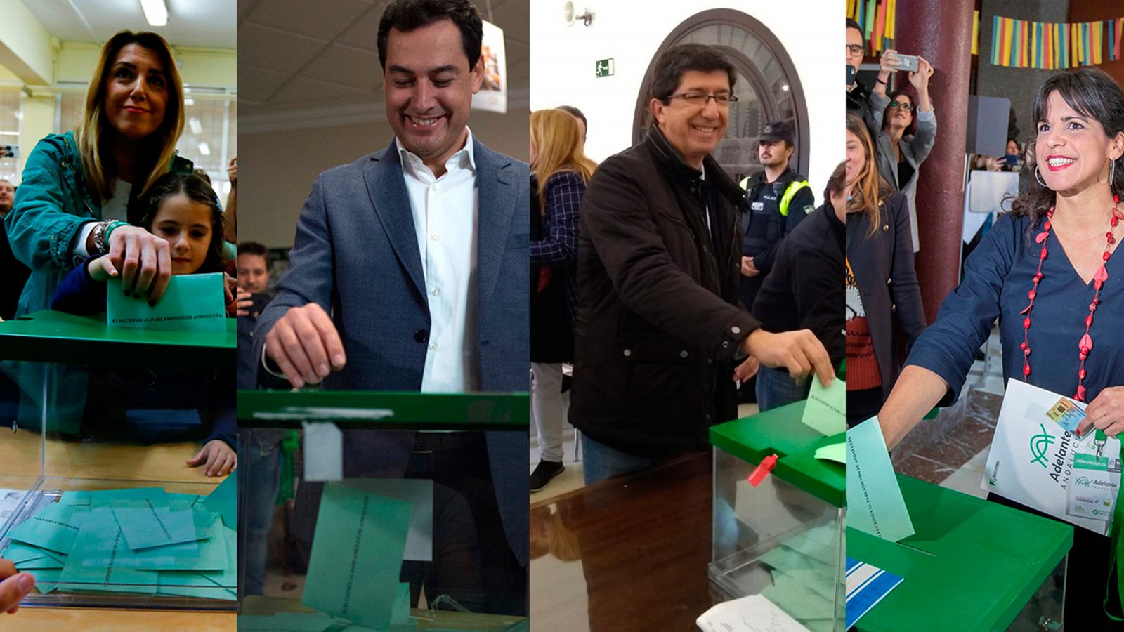 Telediario 1: Los candidatos a la presidencia de la Junta de Andalucía ya han depositado su voto | RTVE Play