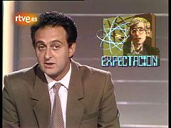 Conferencia de Stephen Hawking en la Universidad Complutense en 1989
