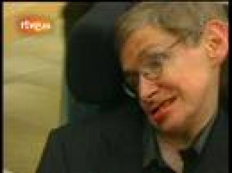 Stephen Hawking celebra en 2002 su 60 cumpleaños - Fue noticia en el Archivo de RTVE | Ver