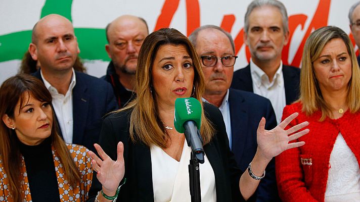 Telediario 1 - Susana Díaz rechaza dimitir y pide el apoyo de Ciudadanos