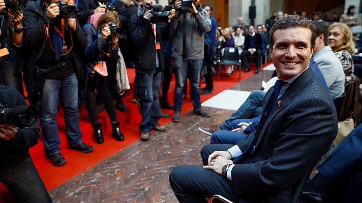 Telediario 1 - El PP no descarta formar gobierno con Cs y Vox en Andalucía pero advierte de que Moreno será el presidente