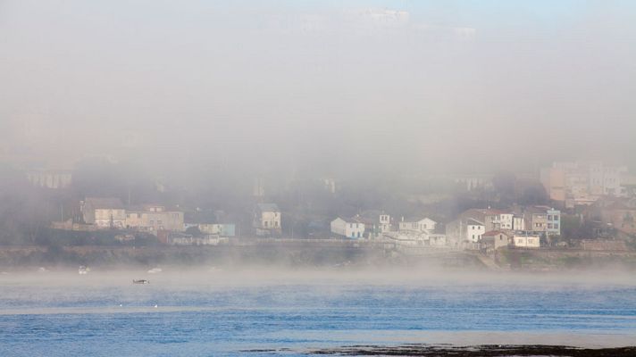 El tiempo - Nieblas en la Meseta norte, valle del Ebro y depresiones del noreste peninsular