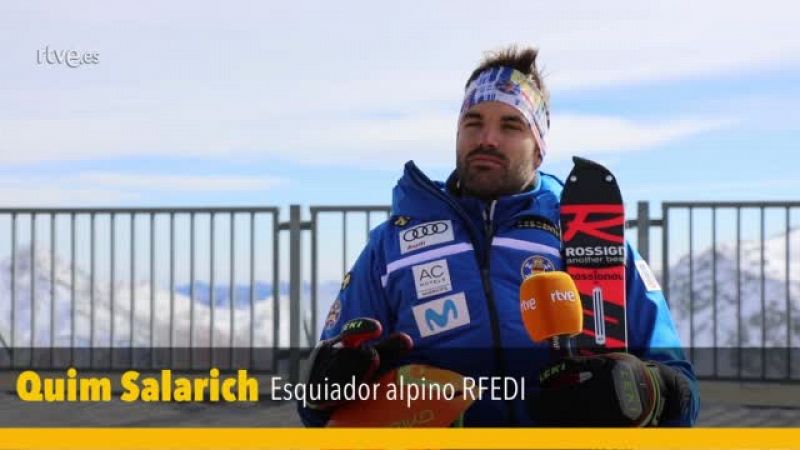 El esquiador alpino catalán quiere mantener su evolución y confiesa que se siente cada día mejor sobre los esquíes.