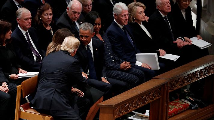 EE.UU. despide a George H.W. Bush con un emotivo funeral de Estado