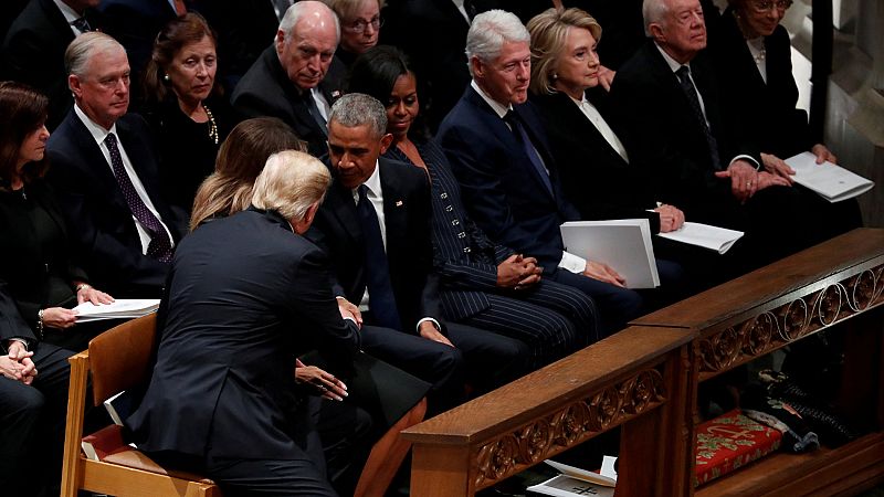 EE.UU. despide a George H.W. Bush con un emotivo funeral de Estado